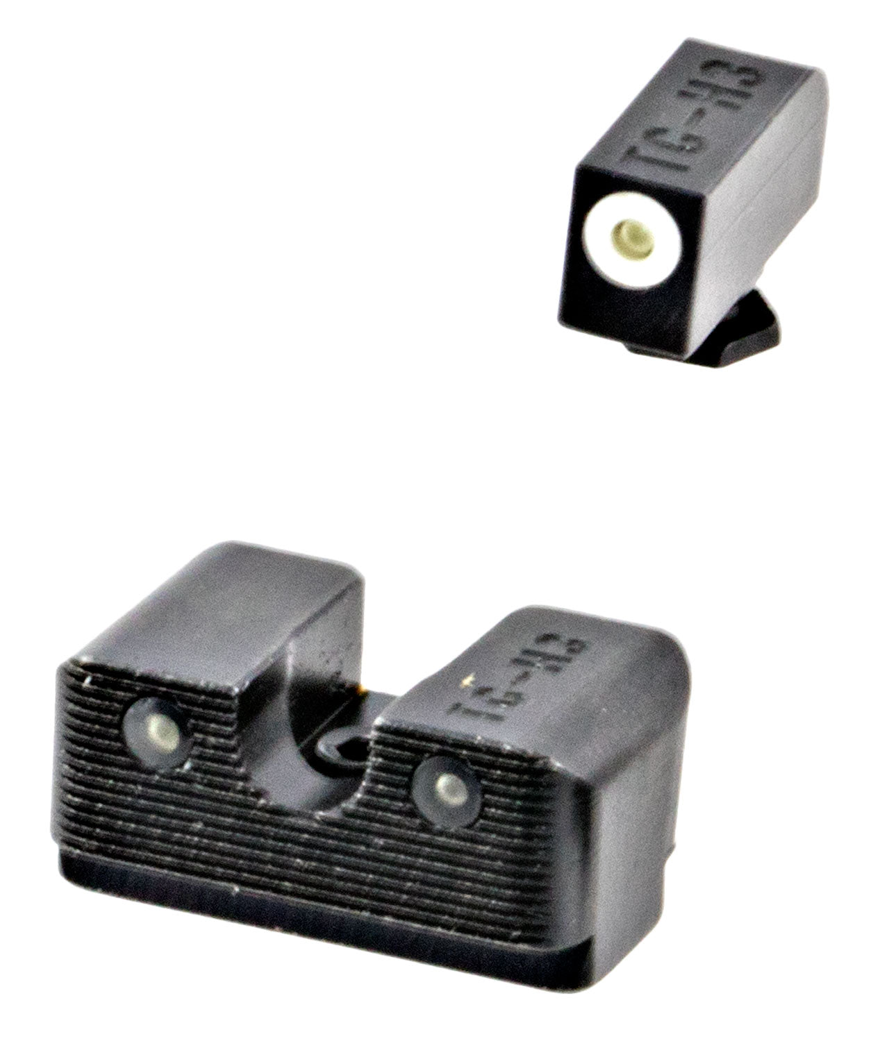 TruGlo TG231G2W Tritium Pro High Front Post/Rear Dovetail Night Sight Set for Glock
