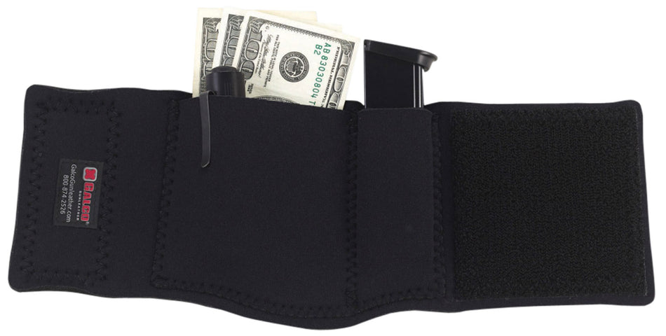 Galco CAS Ankle Safe Neoprene Ankle Pouch Ambidextrous Black Springfield SA-35