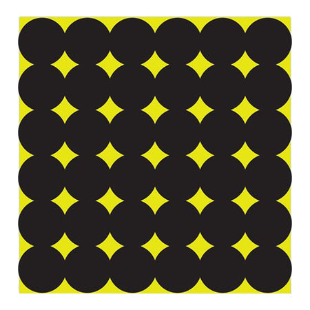 Birchwood Casey 1" Shoot-N-C Adhesive Target Pasters Black 12 Pack