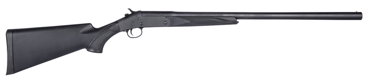 Stevens 22559 301 Compact 20 Gauge Break Open 3" 1rd 22" Matte Black Single Shot Barrel, Matte Black Carbon Steel Receiver, Fixed Matte Black Synthetic Stock, Ambidextrous