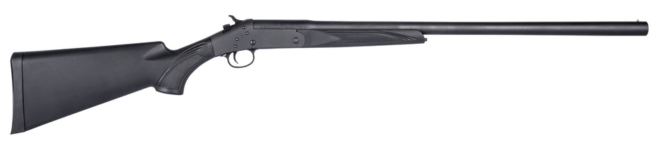 Stevens 22557 301 12 Gauge Break Open 3" 1rd 26" Matte Black Single Shot Barrel, Matte Black Carbon Steel Receiver, Fixed Matte Black Synthetic Stock, Ambidextrous