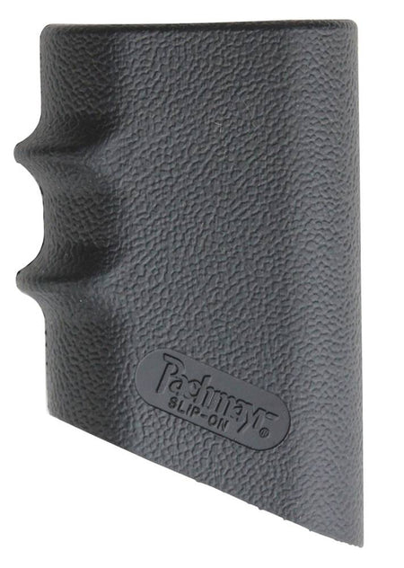 Pachmayr Size 2 Slip-On Black Rubber Grip with Finger Grooves for Large Pistol