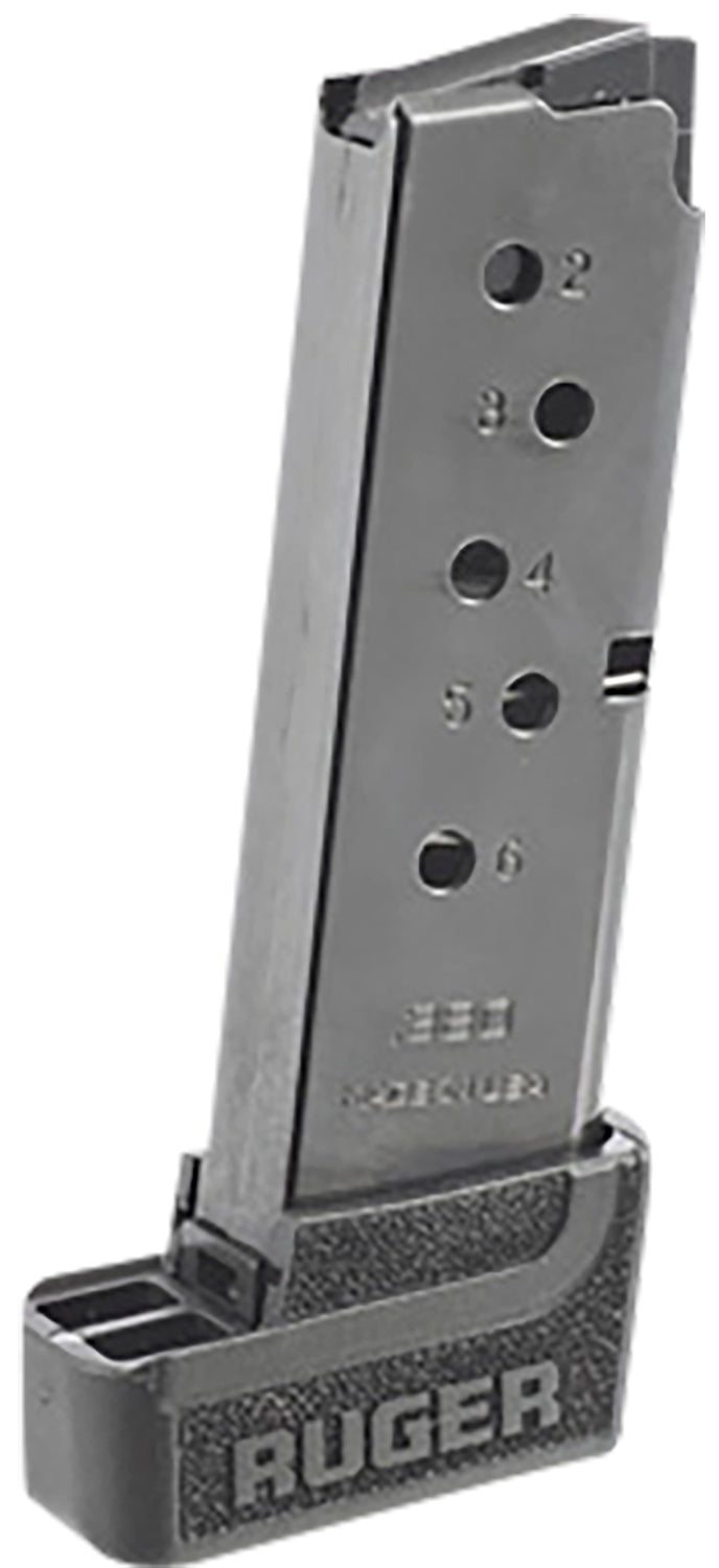 Ruger 90626 LCP II Extended 7-Round .380 ACP Magazine Blued Steel Grip Extension