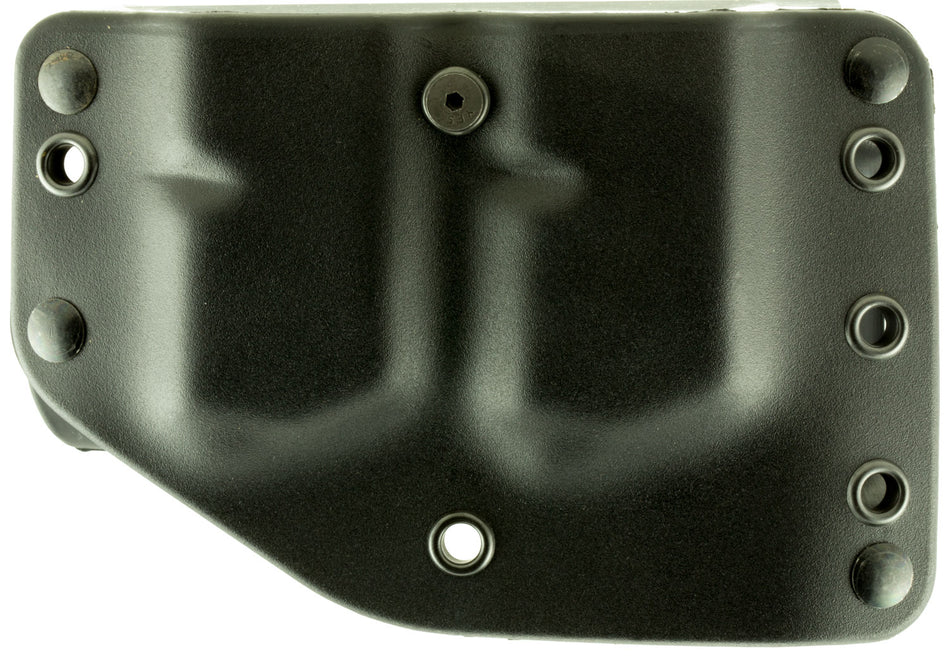 Stealth Operator H50053 OWB Dual Mag Pouch Black Nylon Belt Clip Right Hand Double Stack