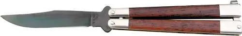 Bear & Sons 5" Cocobola Handle Butterfly Folding Knife