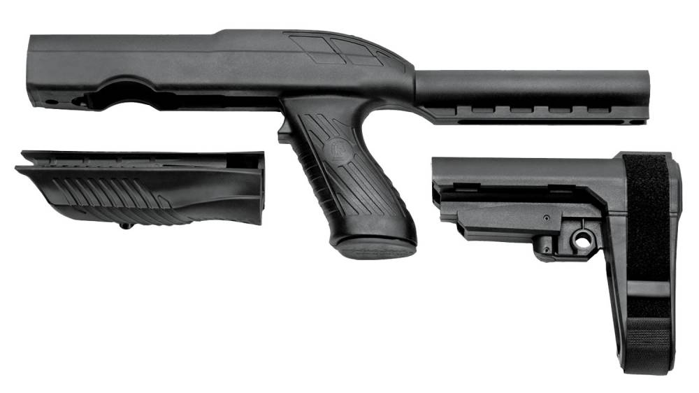 SB Tactical Specialty Brace Kit Ruger 10/22 Charger TD Elasto-Polymer Black - Model 1022A301SB