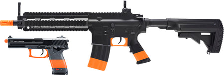 H&K 416 Combat Kit by Umarex AEG Electric-Powered Airsoft Set Black
