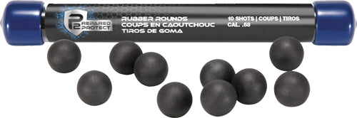 Umarex T4E P2P 68 Cal Black Rubber Ball Ammunition Pack of 10