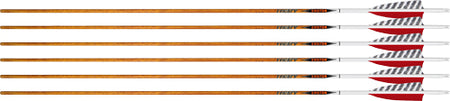 Easton Arrow 6.5 Carbon Legacy 400 Spine Left Helical 4" Feather 6-Pack
