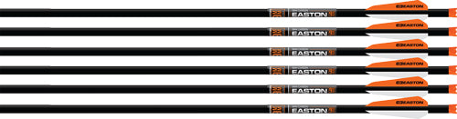 Easton Carbon Crossbow Bolts 9mm 22" Half Moon Nock w/ Vanes 6-Pack