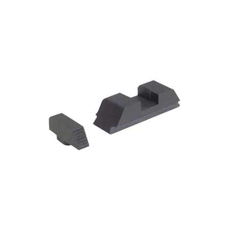 AmeriGlo Adjustable Target Black Serrated Iron Sight Set for Glocks