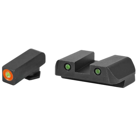 AmeriGlo Night Sights for Glock 43 Green Tritium w/ Orange Outline Front & Green Black Rear