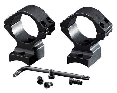 Browning BAR & BLR 1 Inch Medium Integrated Scope Mount/Ring Combo Black Matte