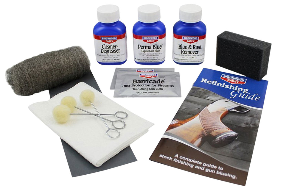 Birchwood Casey Model 13801 Perma Blue Liquid Gun Blue Complete Kit