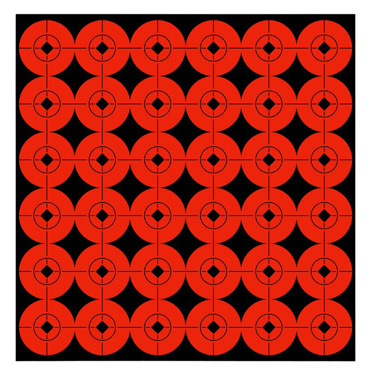 Birchwood Casey Target Spots Adhesive 1" Bullseye Orange/Black 360 Pack