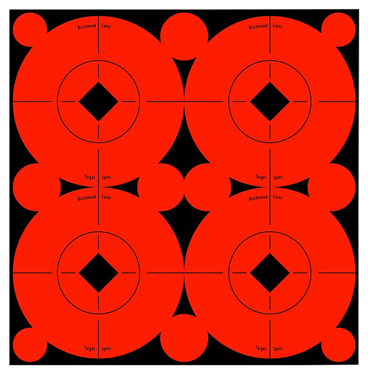 Birchwood Casey Target Spots Adhesive 3" Bullseye Orange/Black 40 Pack