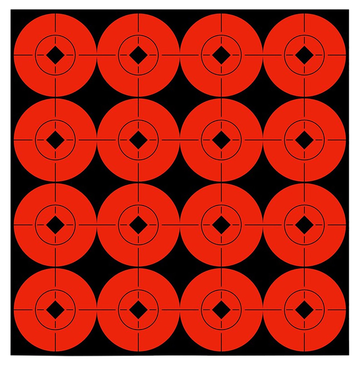 Birchwood Casey 33904 Orange Adhesive Bullseye Target Spots 1.5-Inch Paper 160 Pack