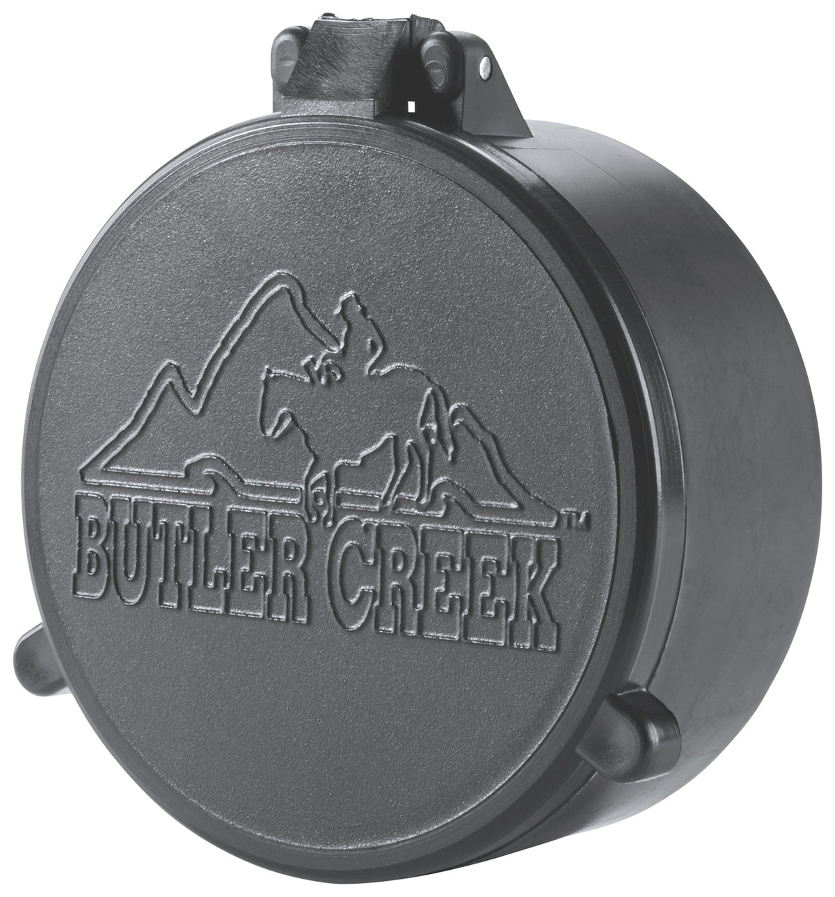 Butler Creek Flip-Open Scope Objective Cover Size 40 57.20mm Black Polymer