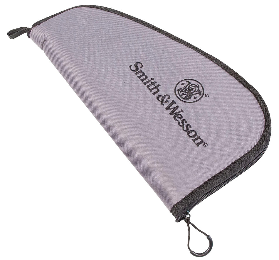 M&P Accessories 110019 Defender Series Medium Handgun Case Black/Gray Nylon Oversized Zippers
