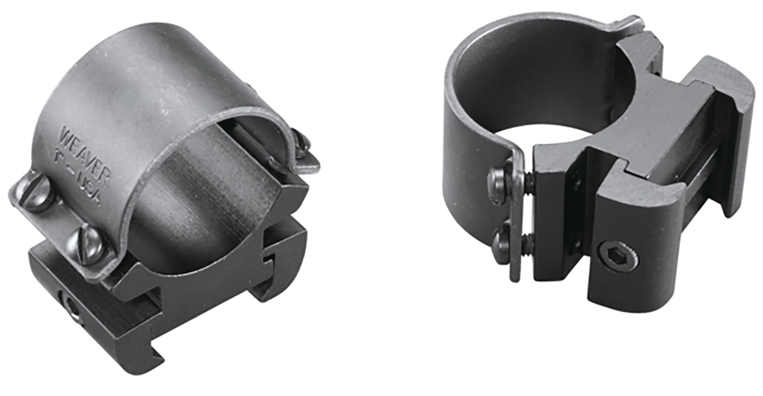 Weaver Mounts 49144 Sure Grip 1 Inch High Matte Black Windage Adjustable Rings