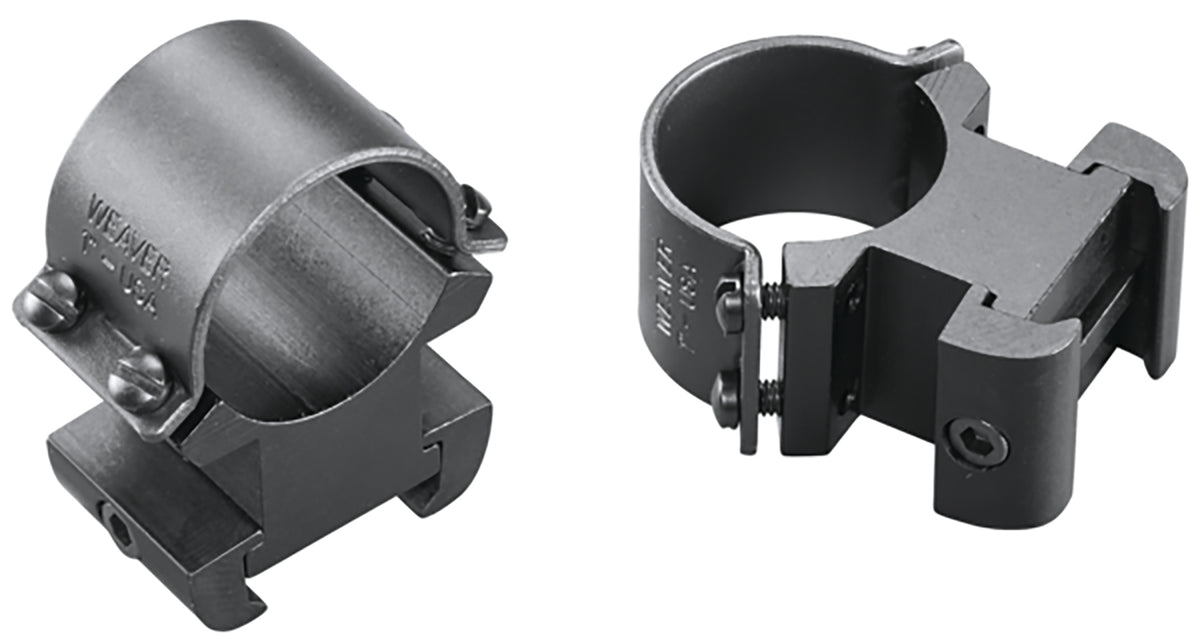 Weaver Mounts 49145 Sure Grip 1 Inch Extra High Matte Black Windage Adjustable Rings