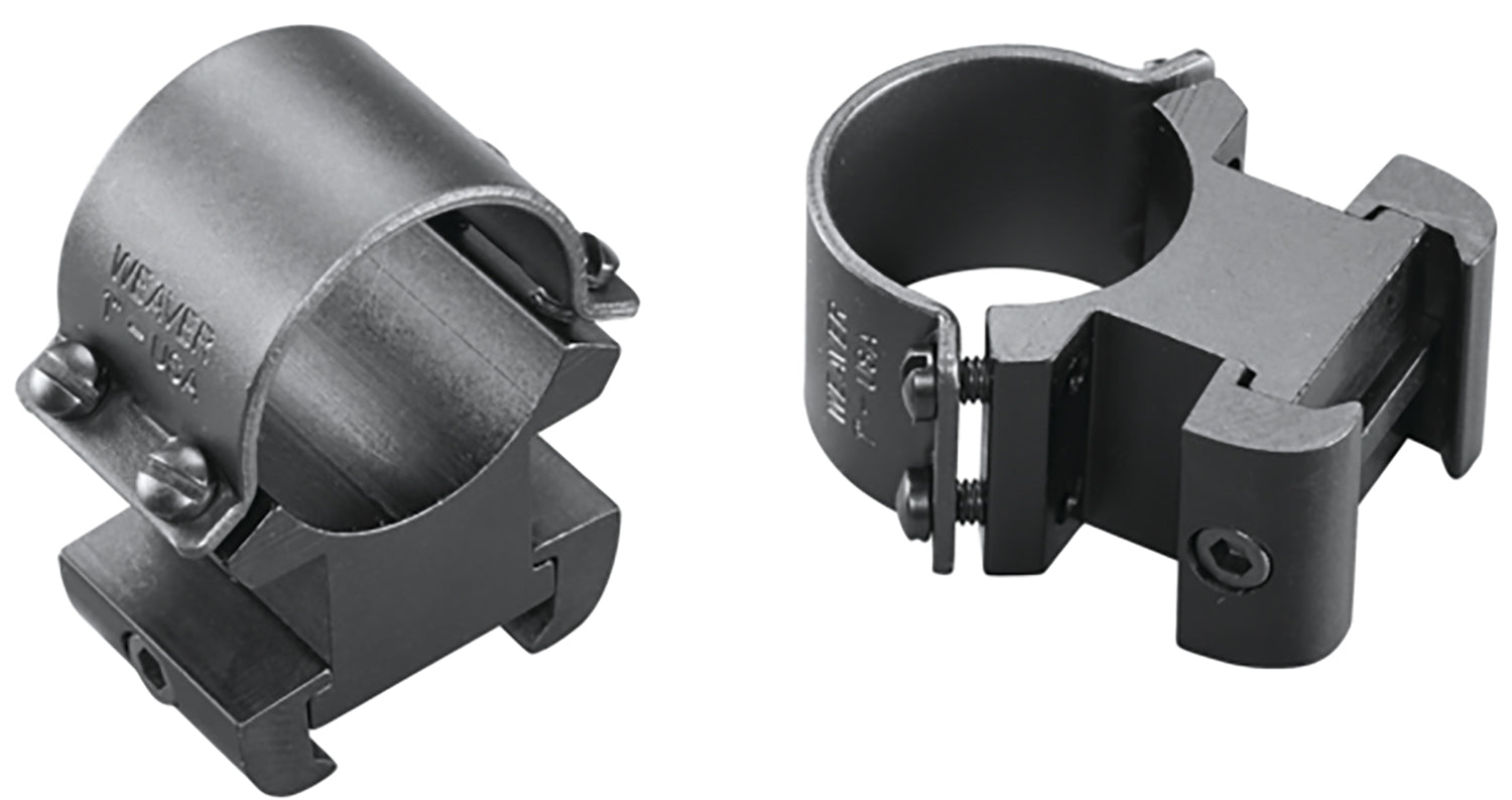 Weaver Mounts 49145 Sure Grip 1 Inch Extra High Matte Black Windage Adjustable Rings
