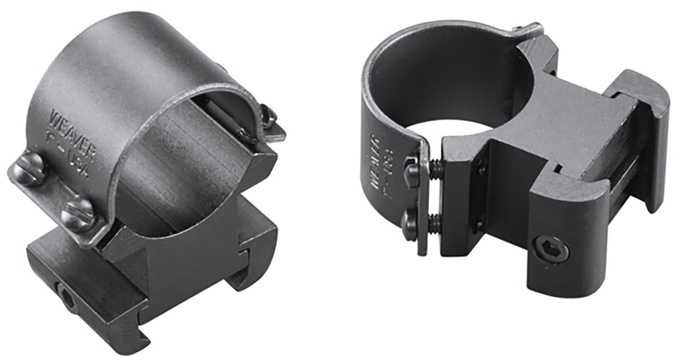 Weaver Mounts 49145 Sure Grip 1 Inch Extra High Matte Black Windage Adjustable Rings