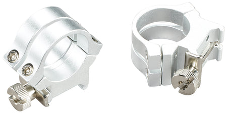 Weaver Mounts 49056 Quad Lock Detachable Scope Rings 1 Inch High Silver Aluminum