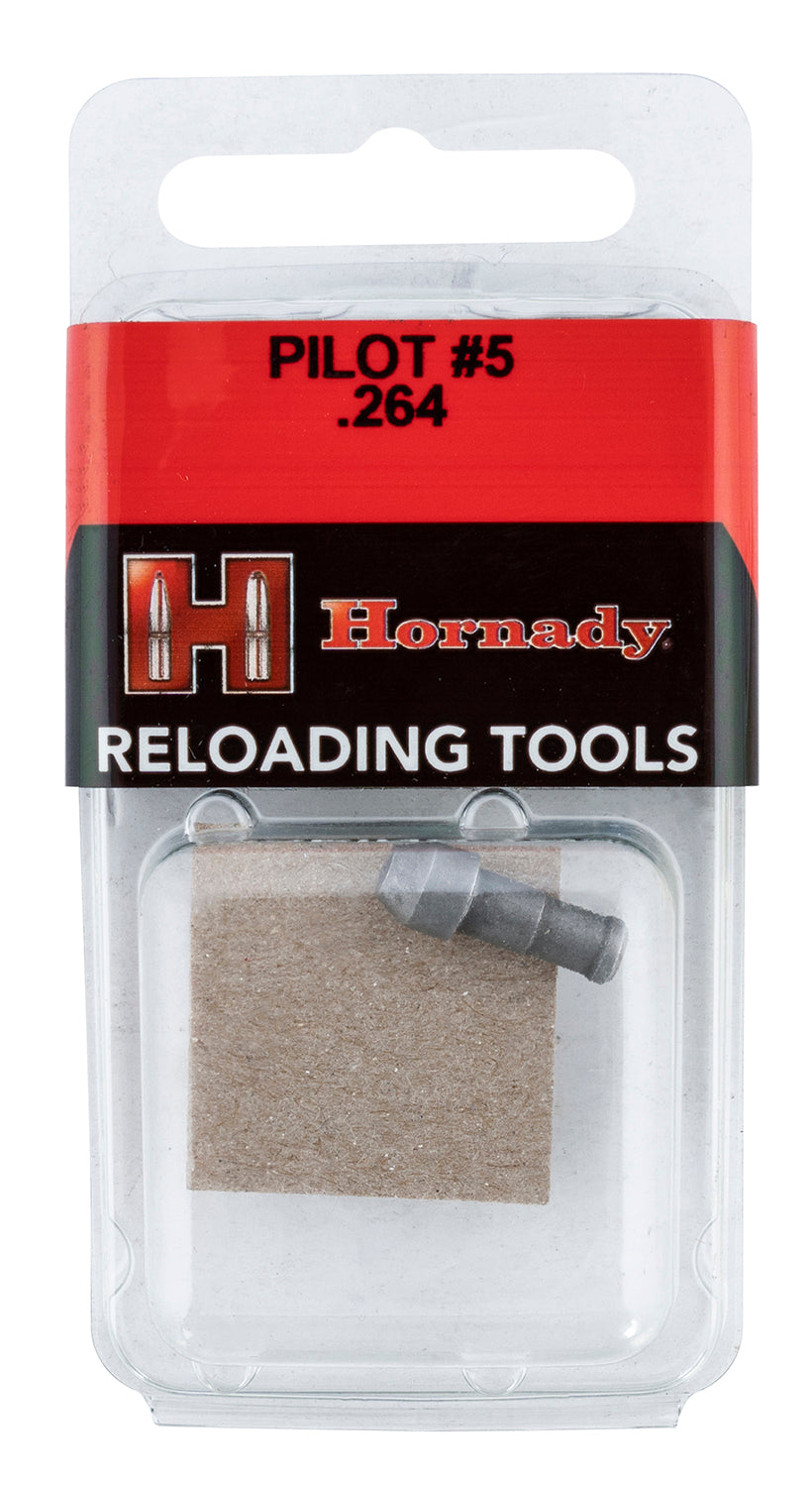 Hornady 390947 Cam Lock Trimmer Pilot .264 Silver 6.5 Creedmoor Steel