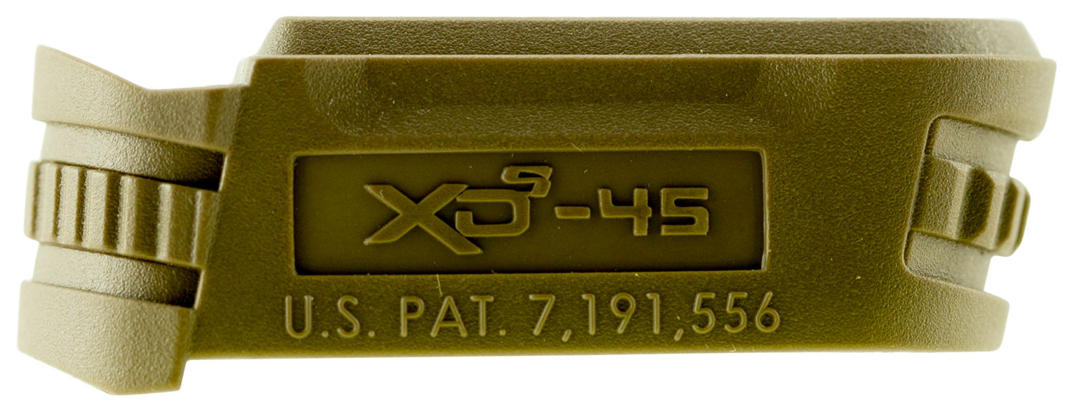 Springfield Armory XDS5001MFDE XD-S #1 Backstrap Magazine Sleeve 45 ACP FDE Polymer