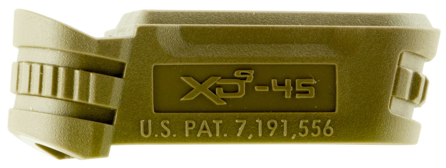 Springfield Armory XDS5002MFDE XD-S #2 Backstrap Magazine Sleeve 45 ACP FDE Polymer
