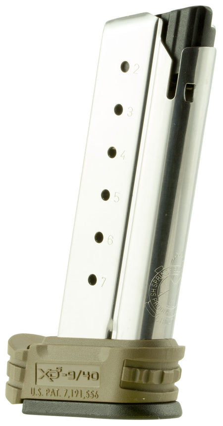 Springfield Armory XDS4007DE 40 S&W XD-S 7rd SS/FDE Magazine