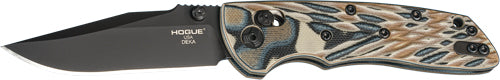 Hogue Deka Folding Knife 3.25" Able Lock Clip Point G-Mascus FDE