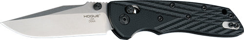 Hogue Deka Folding Knife 3.25" Able Lock Clip Point G-10 Frame Blk