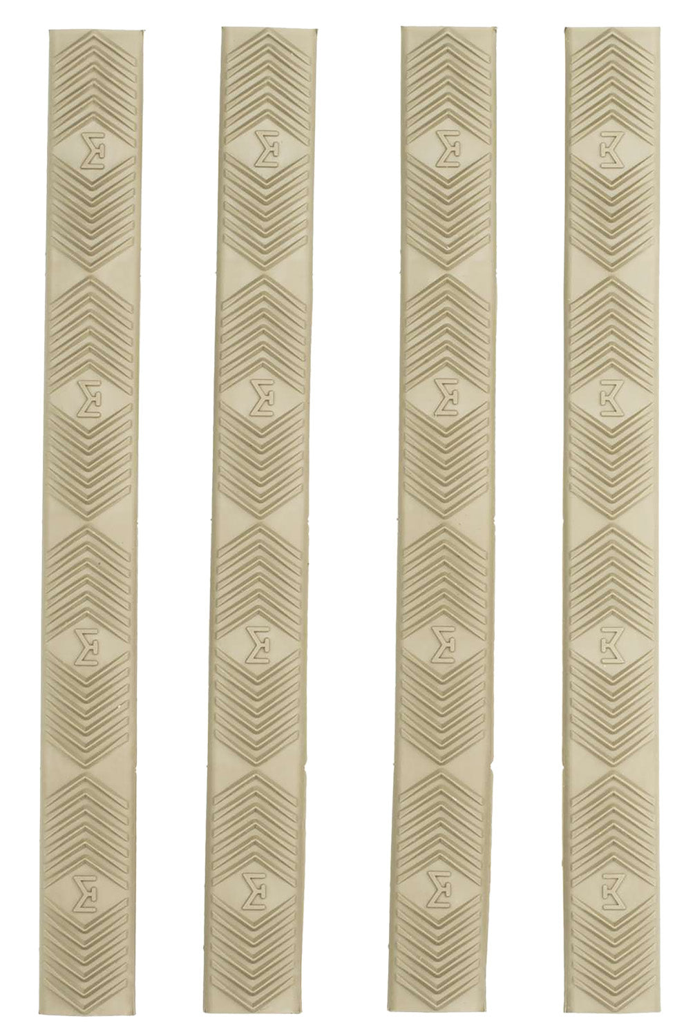 Ergo M-LOK WedgeLok Slot Cover 4332DE Dark Earth Low Profile Rubber Aggressive Texture 4 Pack