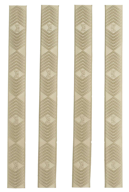Ergo M-LOK WedgeLok Slot Cover 4332DE Dark Earth Low Profile Rubber Aggressive Texture 4 Pack