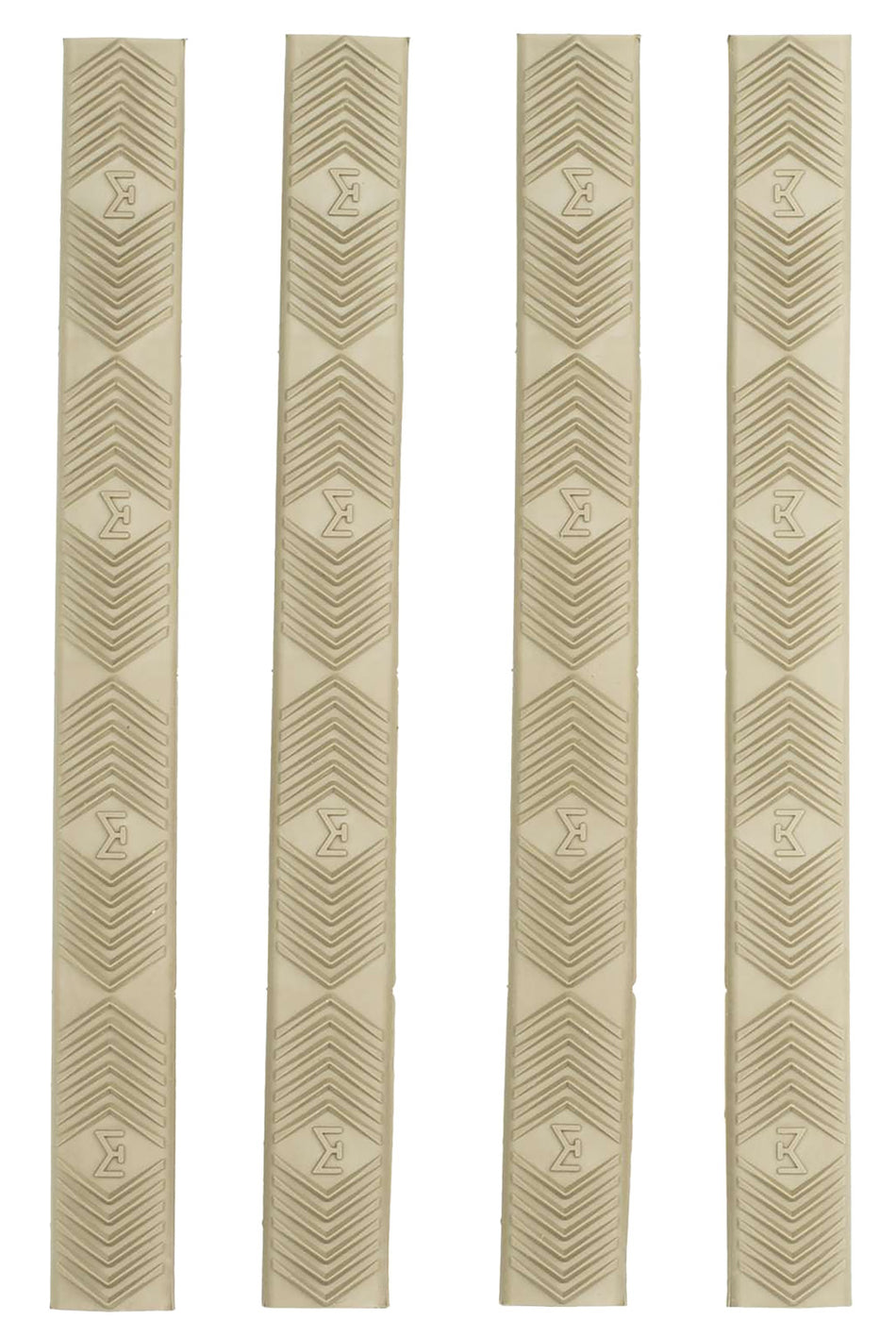 Ergo M-LOK WedgeLok Slot Cover 4332DE Dark Earth Low Profile Rubber Aggressive Texture 4 Pack