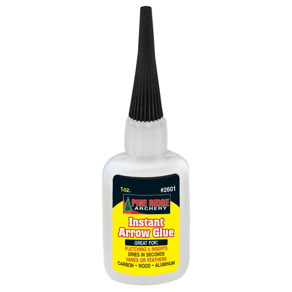 Pine Ridge 2 oz. Fast-Set Arrow Glue for Fletching & Inserts