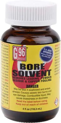 G-96 4 oz Military Grade Bore Solvent Glass Jar 12 per Case