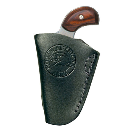 North American Arms 22 Mag Black Leather Inside-the-Pant Holster with Clip