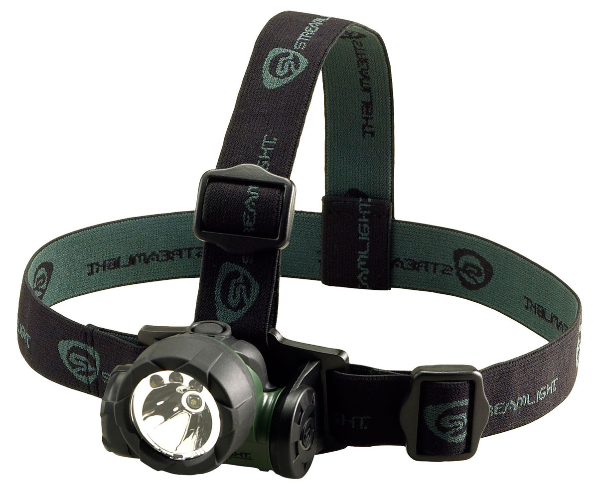 Streamlight Trident Multi-Mode Headlamp 80 Lumens White and Green LED Green Housing