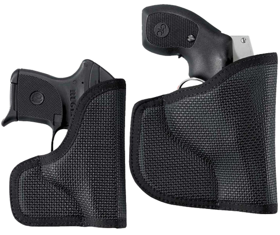 DeSantis Nemesis Black Rubberized Fabric Pocket Holster Fits Glock 43 Ambidextrous