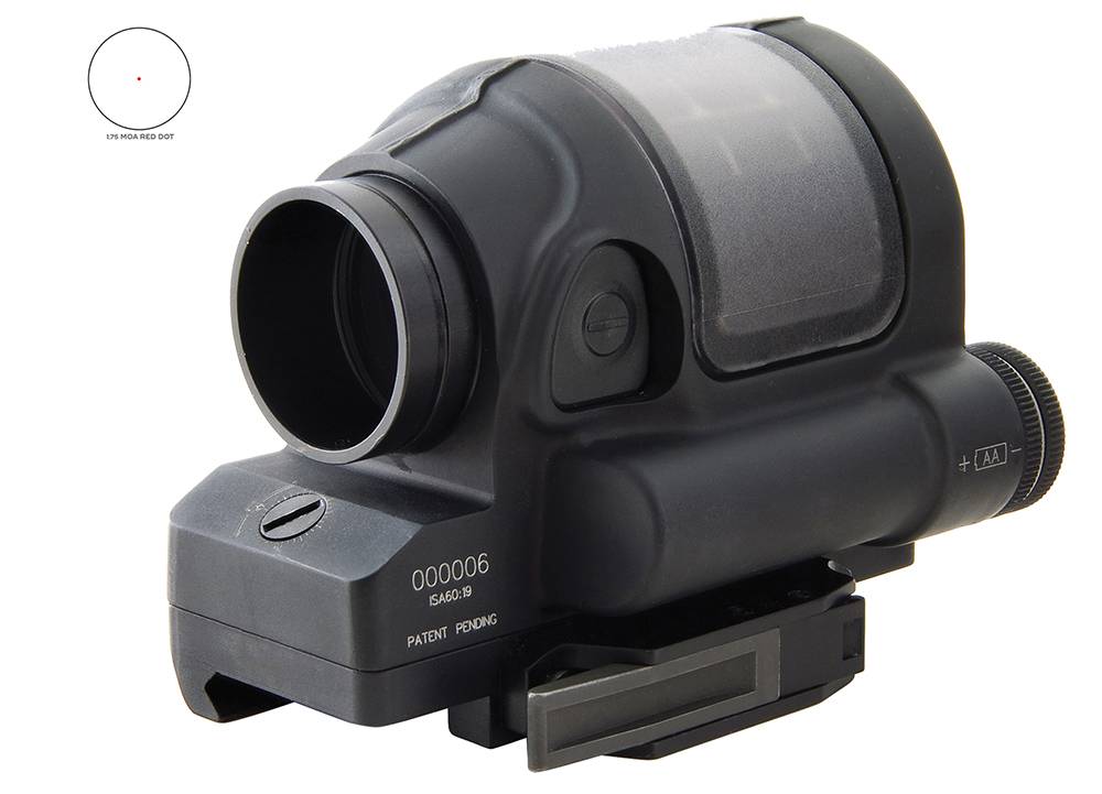 Trijicon Reflex Sealed 900001 1x 38mm 1.75 MOA Red Dot Sight Photovoltaic Cell + AA