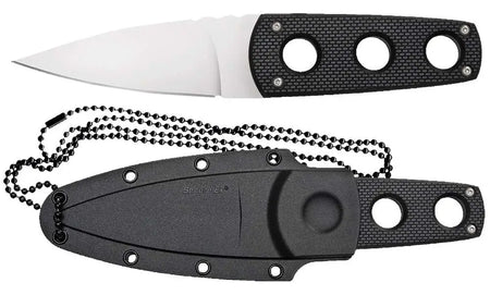 Cold Steel Secret Edge Neck Knife 3.5in Blade with Secure-Ex Sheath