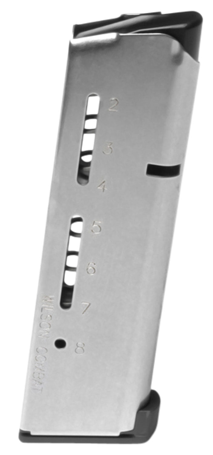 Wilson Combat ETM Stainless Steel 8rd .45 ACP+P 1911 Magazine with Lo-Profile Baseplate