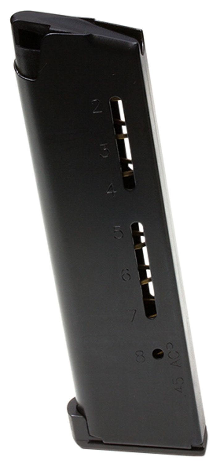 Wilson Combat ETM Black Stainless 8rd .45 ACP+P 1911 Magazine with Lo-Profile Steel Floor Plate
