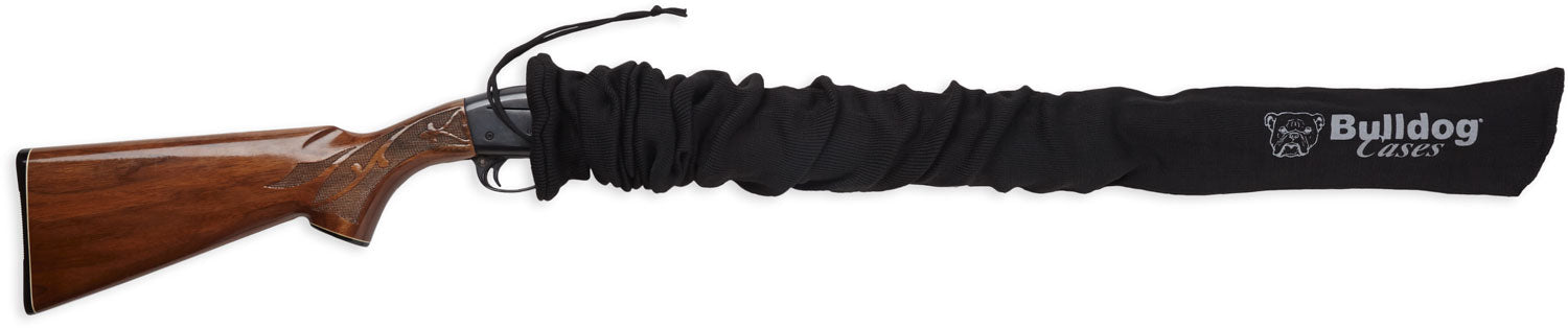Bulldog BD156 Standard Rifle/Shotgun Gun Sock 52" Black Soft Knit Moisture-Resistant Cover