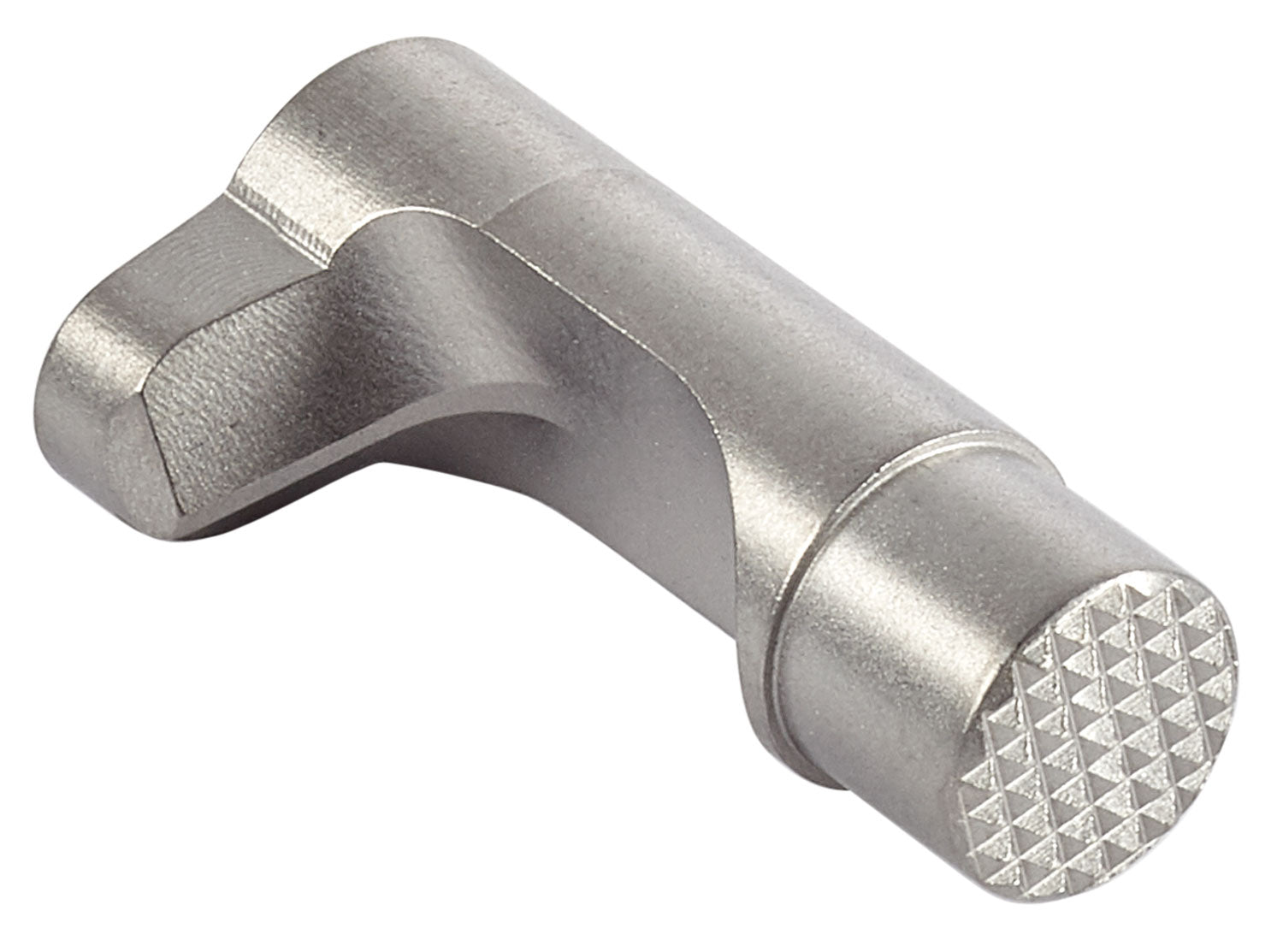 Wilson Combat Bullet Proof 1911 Tactical Magazine Release CNC Stainless Steel Silver