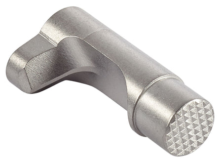 Wilson Combat Bullet Proof 1911 Tactical Magazine Release CNC Stainless Steel Silver