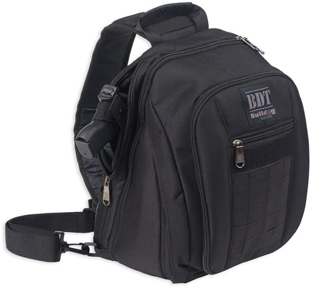 Bulldog BDT408B Tactical Sling Bag Small Black Nylon Padded Shoulder